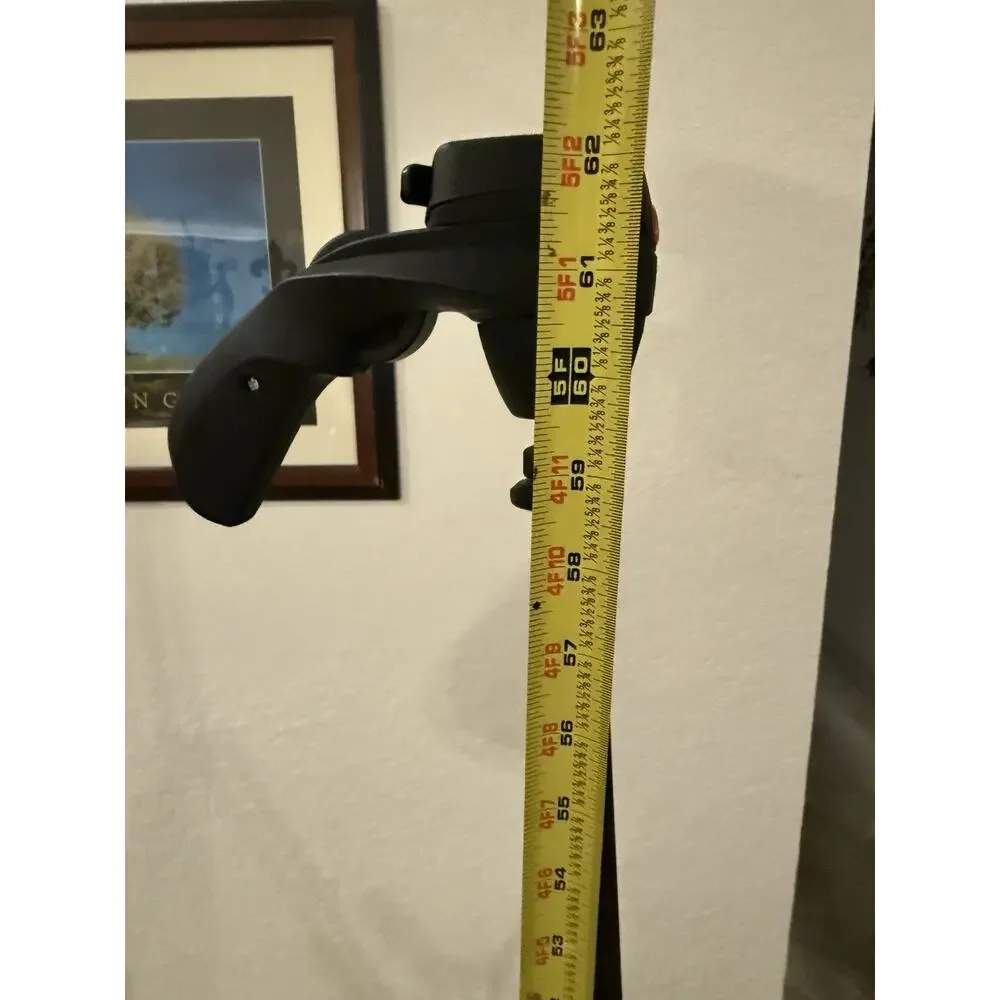 Manfrotto Tripod w/ Fluid Head Adjustable Height Camera Stand Black